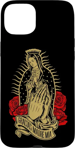 Vista 9 de Our Lady Virgen De Guadalupe Virgen Mary Gracias Madre Mía - Carcasa para iPhone 17