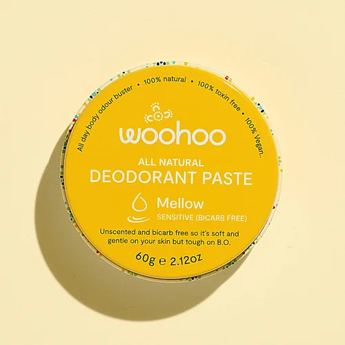 Vista 6 de Woohoo - Pasta desodorante suave (sensible), lata 2.12 oz