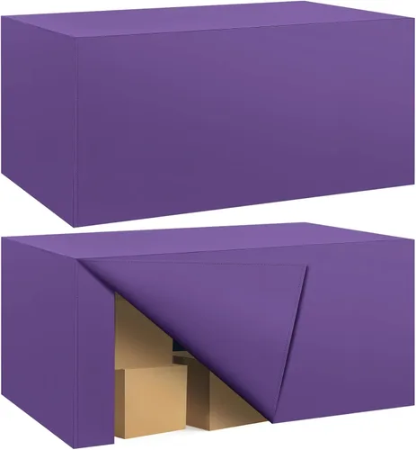 Vista 35 de Paquete de 2 manteles ajustados para mesa rectangular de 4 pies, 48 x 24 pulgadas, cubiertas de mesa verde manzana, tela de poliéster resistente al