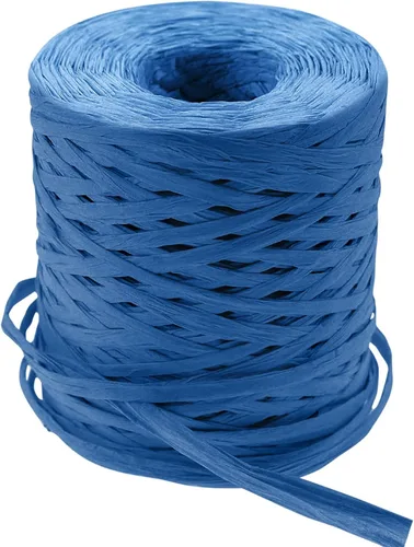 Vista 10 de Cinta de papel de rafia de 218 yardas para manualidades, 1/4 pulgadas por 218 yardas