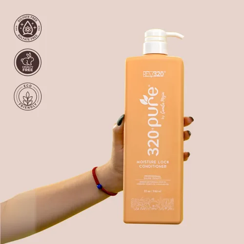 Vista 7 de 320Pure - Acondicionador de bloqueo de humedad de 32 onzas, acondicionador hidratante para el cabello para mujeres y hombres, sin sulfatos, fórmula