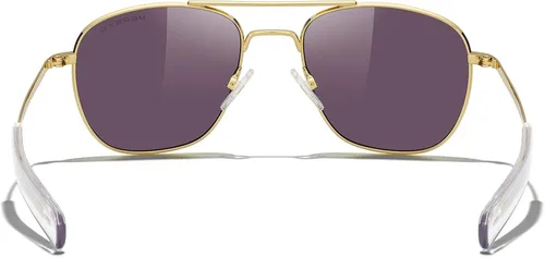 Vista 4 de MERRY'S Gafas de sol polarizadas militares clásicas cuadradas aviador para hombres o mujeres S8636