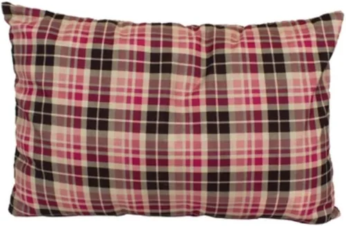 Vista 13 de Almohada de campamento Teton Sports; Ideal para viajes, camping y mochileros; Lavable, cuadros azules