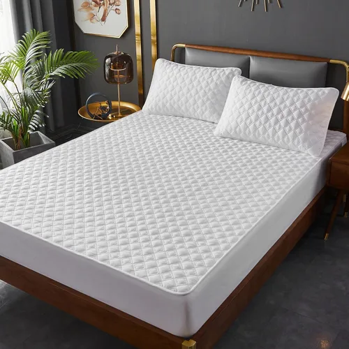Vista 17 de ZIQINPSQ Sábana bajera amarilla tamaño twin, sábana bajera de bolsillo profundo, cálida para invierno, transpirable, antideslizante, perfecta