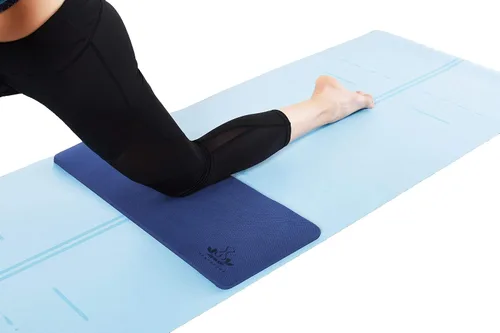 Vista 9 de Almohadillas cojín para rodillas de yoga antideslizantes de Heathyoga, esterilla para rodillas para trabajo de jardinería y patio, cojín almohadilla