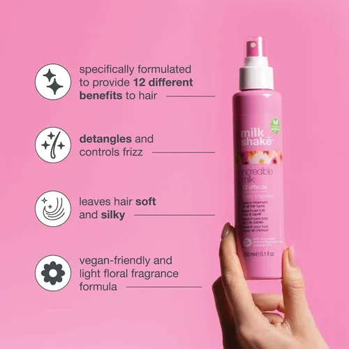 Vista 3 de milk_shake Tratamiento Capilar Sin Enjuague Incredible Milk para Todo Tipo de Cabello