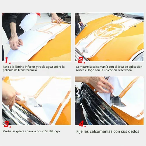 Vista 6 de Calcomanía de vinilo para capó de coche, diseño de rayas para Mini Cooper F55 2015 2016 f56 2014-2016 (negro brillante)