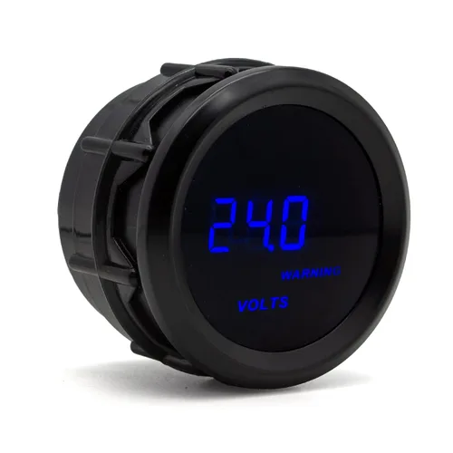 Vista 10 de Medidor digital para automóvil de 2.047 in con LED azul (temperatura del aceite 104-302F)