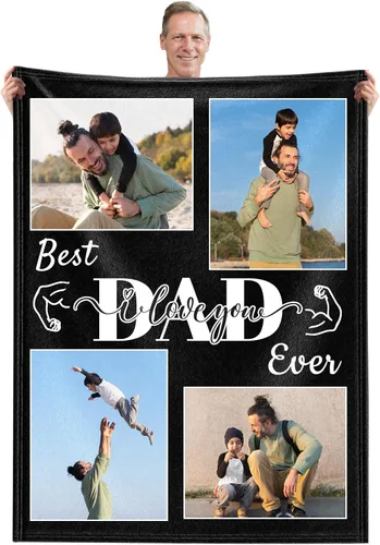 Vista 16 de Manta personalizada con foto, manta personalizada con imagen para regalos de pareja, mantas de franela personalizadas para adultos, niños
