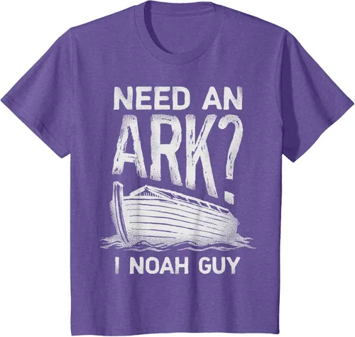 Vista 46 de Need an Ark I Noah Guy Funny Christian Men Women Pun Humour T-Shirt Negro