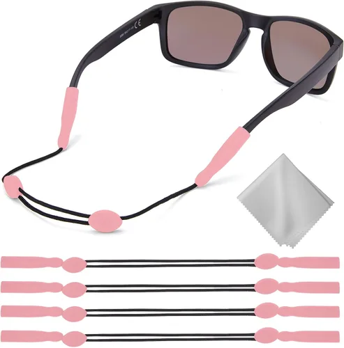 Vista 8 de Buyisgle Correa para Gafas de Niños - Correas Cordones para Gafas de Sol Sin Cola para Niños Pequeños y Niñas - Sujetadores de Anteojos Alrededor