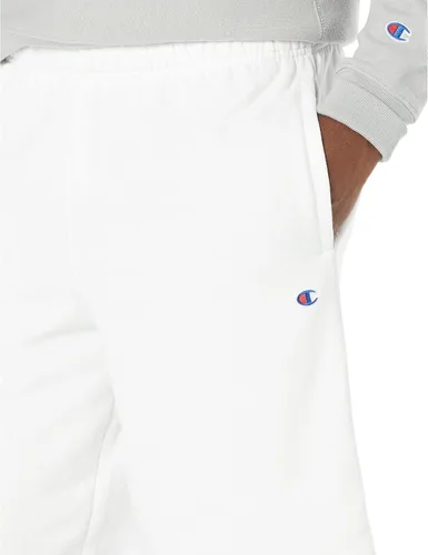 Vista 3 de Champion Pantalones cortos para hombre, Powerblend, pantalones cortos de forro polar de peso medio, pantalones cortos deportivos con bolsillos