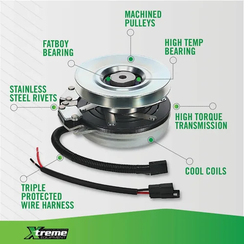 Vista 7 de Outdoor Power Xtreme Equipment Nuevo X0390 Embrague de toma de fuerza compatible con/reemplazo para Sears Craftsman 717-04552 1.000 cigüeñal, polea