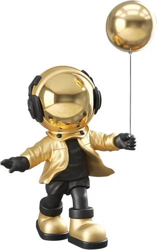 Vista 8 de Figura de astronauta, escultura de hombre espacial de resina con asa, para decoración de mesa del hogar, estantería, sala de estudio, decoración