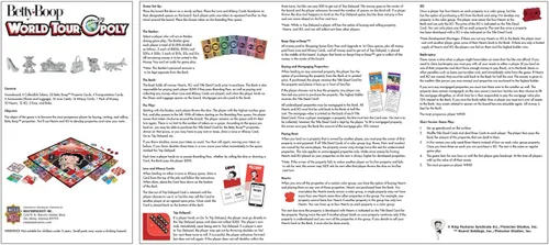 Vista 4 de MasterPieces Opoly Juegos de mesa - Betty Boop World Tour Opoly - Juegos de mesa con licencia oficial para adultos, niños y familia
