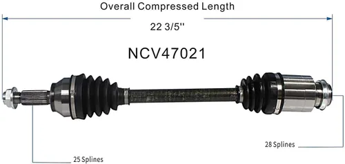 Vista 6 de GSP NCV47021 CV Conjunto del eje del eje para Select 2011-14 Mazda 2 - Delantero derecho (lado del pasajero)