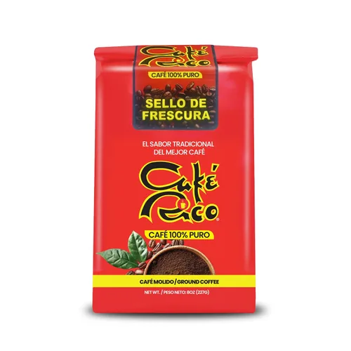 Vista 3 de Café Rico Ground Regular Puerto Rican Coffee, bolsa de 8 onzas (paquete de 1)