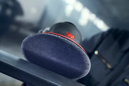 Vista 6 de 3M Xtract 88942 - Lijadora orbital aleatoria neumática de 5 pulgadas, con accesorio de vacío central, órbita de 3/16 pulgadas, ROS ergonómica