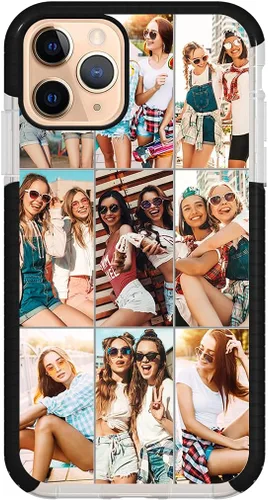 Vista 8 de Funda de teléfono personalizada para iPhone 11 Pro Max personalizada con collage de múltiples imágenes, fundas resistentes a los arañazos, a