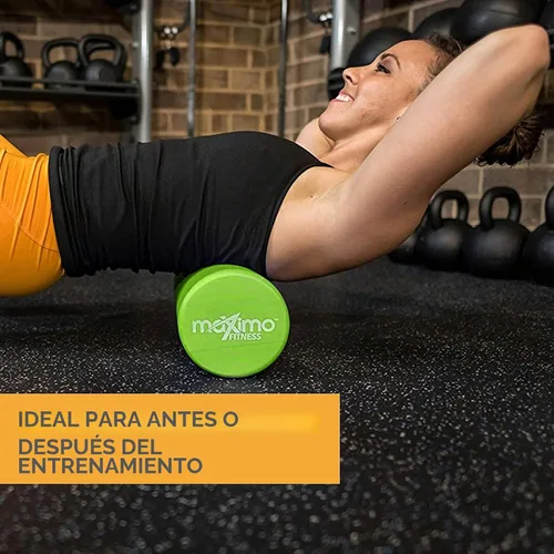 Vista 8 de Maximo Fitness Foam Roller - High Density Exercise Roller for Trigger Point Self Massage, Muscle and Back Roller for Fitness, Physical Therapy, Yoga