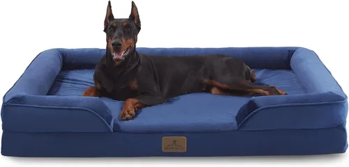 Vista 20 de Bedfolks - Cama ortopédica extra pequeña para perros, cama de sofá impermeable para perros pequeños y gatos, sofá de espuma en forma de huevo