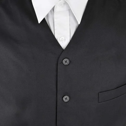 Vista 8 de boxed-gifts Umo Lorenzo Men Formal Suit Vest Polly Twill with Adjustable Waistband.