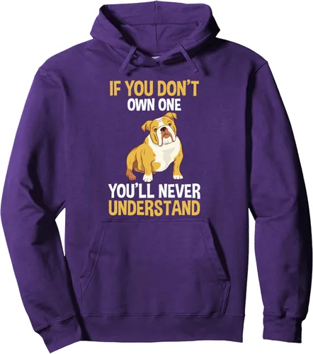 Vista 10 de Sudadera con capucha para perro Bulldog inglés, Negro