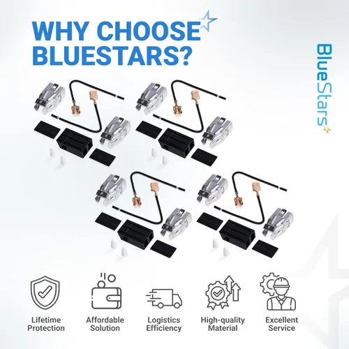 Vista 9 de BlueStar 330031 Kit de receptáculo de quemador de rango para Whirlpool Se adapta al horno de estufa/microondas. Sustituye a AP3075808 814399