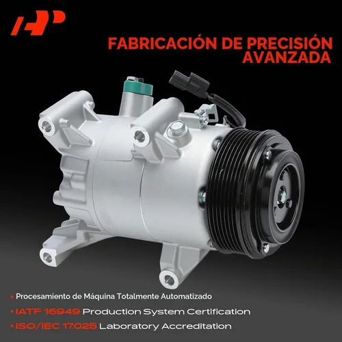 Vista 3 de A-Premium Compresor de aire acondicionado de CA con embrague compatible con Honda CR-V 2017-2022, Civic 2016-2021, solo compatible con motor de 1.5 L