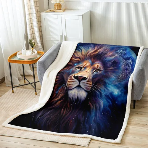 Vista 10 de Manfei Manta de tigre de fuego, manta de cama de tigre de llama naranja para niños, adolescentes y adultos, decoración de habitación, manta temática