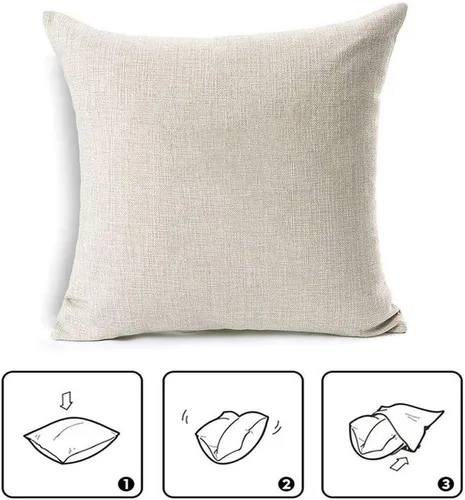 Vista 6 de 4 fundas de almohada de otoño de bienvenida, decoración de otoño, decoración costera de playa, estrella de mar, calabaza, granja, decoración