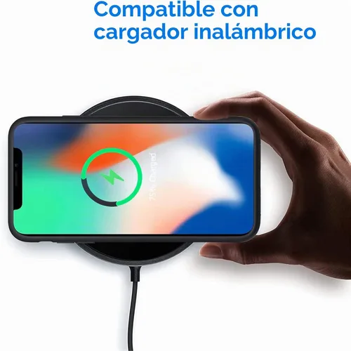 Vista 7 de Funda de batería para iPhone X/XS, 10000 mAh de alta capacidad, recargable, portátil, extendida, carga inalámbrica, compatible con iPhone X/XS/10