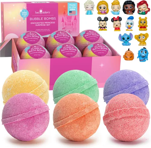 Vista 15 de Bombas de baño de dinosaurios para niños con juguetes sorpresa en el interior (paquete de 6) – Bombas de baño de burbujas grandes para niños y niñas