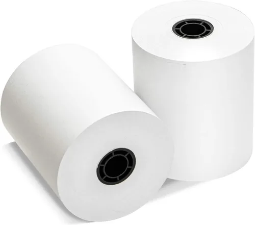 Vista 5 de (30 rollos) Papel térmico ROLLXY sin BPA, 3-1/8 x 230 pies (CT-S300)