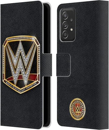 Vista 107 de Head Case Designs Officially Licensed WWE Cruiserweight Champion Title Belts Leather Wallet Case Compatible with Samsung Galaxy A07 4G Campeón