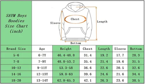 Vista 4 de SAYM Galaxy - Sudadera con capucha polar y bolsillo para niños y adolescentes de 4 a 16 años