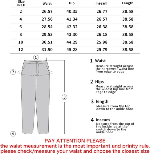 Vista 3 de FUNYYZO Pantalones de pierna ancha para mujer, de cintura alta, casuales, largos, rectos, con bolsillo