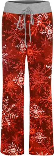 Vista 5 de BLUKIDS Women Wide Leg Pajamas Pants Comfy Casual Pajama Pants Floral Print Palazzo Pants Wide Leg Palazzo Pants Lounge Long