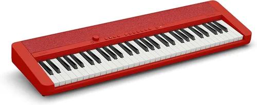 Vista 3 de Casio CT-S1 Teclado digital portátil Casiotone de 61 teclas - Rojo