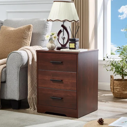 Vista 24 de LIDYUK Cómoda negra para dormitorio, cómoda de 6 cajones y cómodas, cómoda de madera moderna, cómoda de 48 pulgadas de ancho para dormitorio