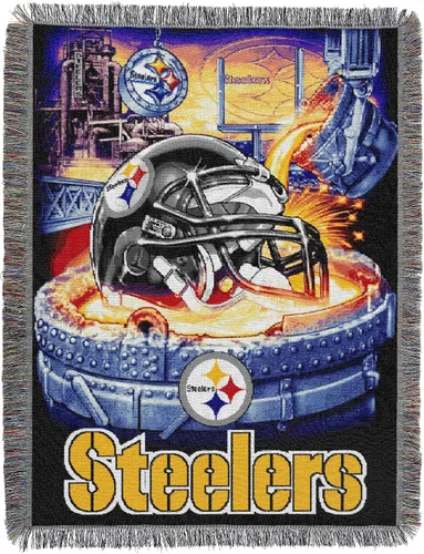 Vista 58 de Northwest NFL Woven Tapestry Wall Hanging, 48 x 60 Inches, Officially Licensed, Decorative Fringes