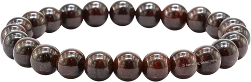 Vista 318 de Amazing Gemstone Crystal Bracelet for Women Men's Gifts - Protection Healing Crystal Bracelet - 8mm Gemstone Beaded Stretchable Bracelet Pulseras
