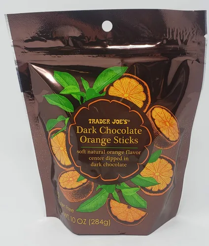 Vista 4 de Trader Joe's - Palitos de chocolate oscuro y naranja, 10 onzas (paquete de 3)