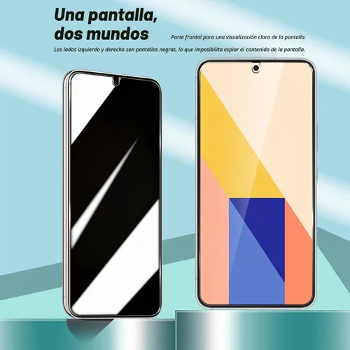 Vista 6 de BIGFACE Protector de pantalla de vidrio templado con privacidad para Galaxy S23 + protector de lente de cámara [2 + 2 unidades] [antiarañazos]
