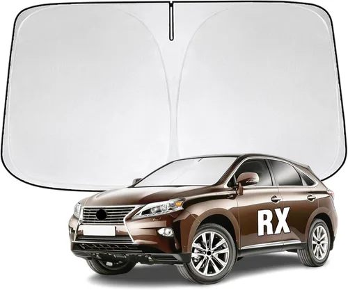 Vista 18 de Parasol para parabrisas Acura MDX 2001-2013, protector de parabrisas 300T, bloquea los rayos UV, ajuste personalizado, MDX para parabrisas