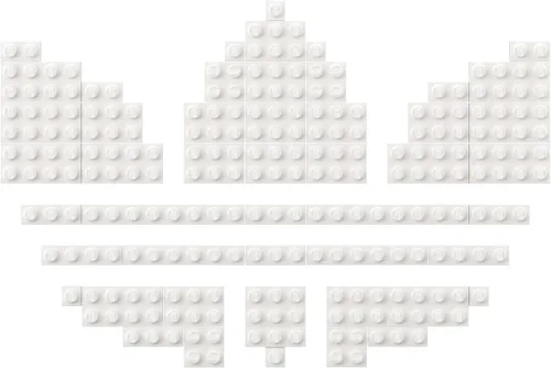 Vista 7 de LEGO Adidas Originals Superstar 10282 Kit de construcción; construye y muestra la icónica zapatilla; nuevo 2021 (731 piezas)