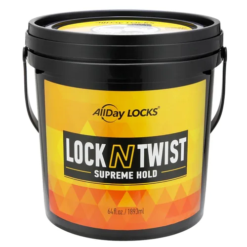 Vista 11 de AllDay Locks Lock N Twist (5 onzas) Sujeción suprema, sin encrespamiento ni descamación Gel fijador hidratante y nutritivo Con infusión de uva