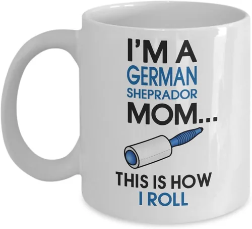 Vista 10 de DogsMakeMeHappy Taza de esquimales americanos, taza de mamá esquimal americana, regalo de mamá esquimal americana, regalo para amantes