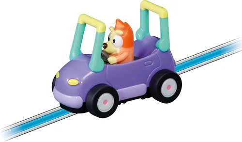 Vista 5 de Carrera Primer juego de pista de carreras Bluey Toy Slot Car - Bluey