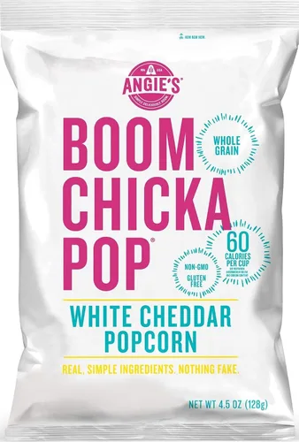 Vista 8 de Angie's BOOMCHICKAPOP - Maíz, bolsa de 5.5 onzas (paquete de 12 bolsas) Sin gluten; sabor a mantequilla real; ideal para noches de cine